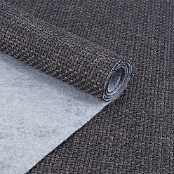 Черный Ткань из полиэстера и льна, поделки товары для рукоделия, чёрные, 1450x1000x1 мм