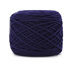 Полуночно-синий Шерстяная пряжа, для одежды шарфы свитера шали шапки, темно-синий, 5 мм