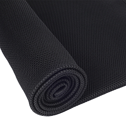 Черный 1 сетчатые ткани из полиэстера, для украшения шляпы, изготовление украшения юбок, чёрные, 1420 мм