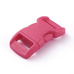 Indian Red Plastic Adjustable Quick Side Release Buckles, for Luggage Straps Backpack Repairing, Rectangle, Indian Red, 29x15mm, Hole: 10mm