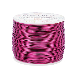 Светло-Вишневый Круглая алюминиевая проволока, светло-вишневый, 17 датчик, 1.2 мм, около 380.57 футов (116 м) / рулон