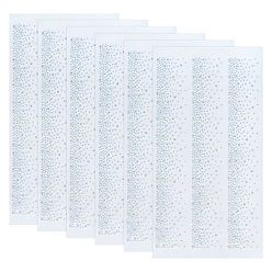 Crystal Hotfix Rhinestone, Hot Melt Adhesive on the Back, Rhinestone Trimming, Costume Accessories, Crystal, 340x204x1.5mm