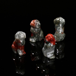 Гелиотроп Натуральный гелиотроп украшения дисплей, украшение домашнего офиса, собака, 42 мм