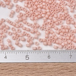(DB1513) Matte Opaque Light Salmon MIYUKI Delica Beads, Cylinder, Japanese Seed Beads, 11/0, (DB1513) Matte Opaque Light Salmon, 1.3x1.6mm, Hole: 0.8mm, about 10000pcs/bag, 50g/bag