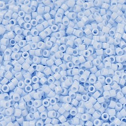(DB1497) Opaque Light Sky Blue MIYUKI Delica Beads, Cylinder, Japanese Seed Beads, 11/0, (DB1497) Opaque Light Sky Blue, 1.3x1.6mm, Hole: 0.8mm, about 10000pcs/bag, 50g/bag