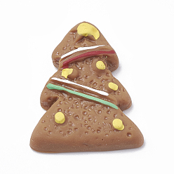 Kamel Decoden-Cabochons aus Harz, Gingersnap Weihnachtsbaum, Imitation Lebensmittel, Kamel, 21x16x4 mm
