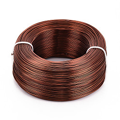 Сиена Анодированная алюминиевая проволока, гибкая металлическая проволока, гибкий провод ремесла, для бисероплетения, цвет охры, 18 датчик, 1.0 мм, 200 м / 500 г (656.1 футов / 500 г)