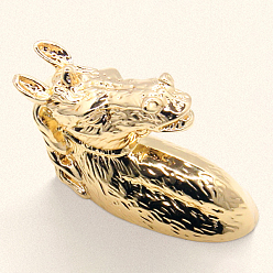 Золотой Ручка ящика из сплава, с винтами, шкаф тянет ручки для ящика, аксессуары для дверных ручек, лошадь, золотые, 40x20x37 мм