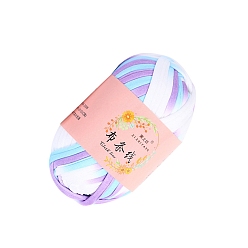 Лиловый Супермягкая полиэфирная пряжа, для ручного вязания толстой нити, сирень, 23 мм