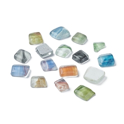 Разноцветный Мозаика неправильной формы, керамическая мозаика, для поделок своими руками украшения дома искусства, красочный, 11~23x10.5~19x6~6.5 мм, около 74~100 шт / упаковка
