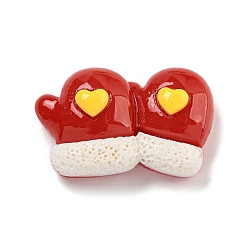 Другие Рождественские кабошоны из непрозрачной смолы для декодирования, перчатки, 17.5x27x9 мм