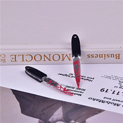 Красный Акриловые подвески на тему хэллоуина, кинжал прелести, красные, 50x7 мм