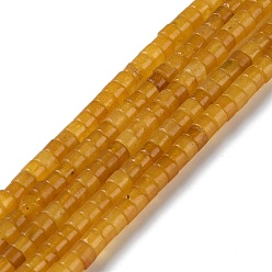 Перу Бусины из натурального белого нефрита, диск, окрашенные, Heishi бусы, Перу, 2x3 мм, отверстие : 0.8 мм, около 178 шт / нитка, 15.04'' (38.2 см)