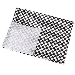 Black 2M Cotton Tartan Pattern Fabric, Clothing Accessories, Black, 1600x0.1mm