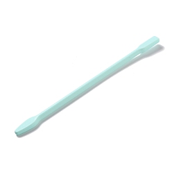 Аквамарин Железная палочка для перемешивания, покрыта пищевым силиконом, придерживаться, аквамарин, 160x9x5 мм