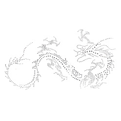 Дракон Стекла исправление горный хрусталь, гладить по аппликациям, аксессуары для костюма, для одежды, , брюки, дракон, 220x400x1 мм