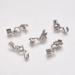 Нержавеющая Сталь Цвет Устойчивы к потускнению 304 застежки-пружины из нержавеющей стали, с мозг заканчивается, цвет нержавеющей стали, 24 мм