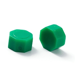 Sea Green Sealing Wax Particles, for Retro Seal Stamp, Octagon, Sea Green, 0.85x0.85x0.5cm about 1550pcs/500g