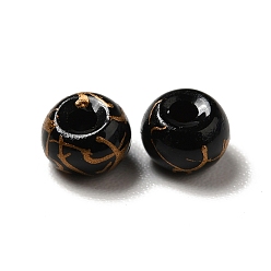 Black 6/0 Opaque Glass Seed Beads, Round Hole, Rondelle, Black, 4~4.5x3~4mm, Hole: 0.8~1.5mm