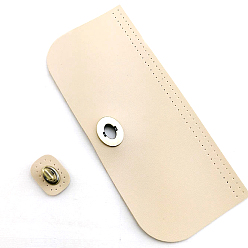 Папайя Оранжевый Набор для вязания крючком рюкзака своими руками, включая чехол из искусственной кожи и застежки, papayawhip, 23x10x0.15 см