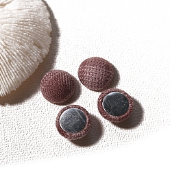 Верблюжий Сетка ткань круглые кабошоны аксессуары, верблюжие, 16 мм