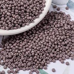 (RR2034) Матовый Антично-розово-зототой Блеск Миюки круглые бусины рокайль, японский бисер, 8/0, (rr 2034) матовый старинный блеск розового золота, 8/0, 3 мм, отверстие : 1 мм, Около 2111~2277 шт / 50 г