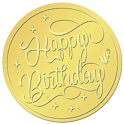 Слово 34 листы самоклеящиеся наклейки с тиснением золотой фольгой, круглая точка медаль декоративная наклейка для конверта карточка печать, слово, размер: около 165x211 mm, наклейки: 50 мм, 12шт / лист, 34 листов / комплект