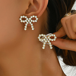 Золотой Стильные 201 серьги-бабочки из нержавеющей стали для женщин, универсальный и элегантный, золотые, 30x23 мм