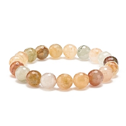 Другие Нефриты Натуральный другой нефрит круглый эластичный браслет из бисера, украшения из драгоценных камней для женщин, внутренний диаметр: 2-1/8 дюйм (5.5 см), бусины : 10 мм