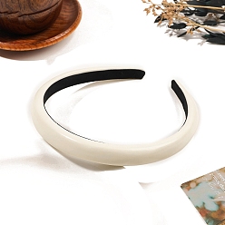 Белый Резинки для волос из искусственной кожи, аксессуары для волос для женщин и девочек, белые, 120x20 мм