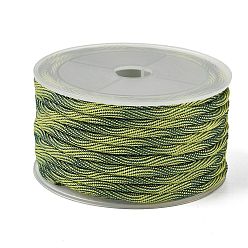 Желто-Зеленый 6.7м нейлоновый витой круглый шнур, для изготовления лямок для сумок, желто-зеленый, 4 мм, около 7.33 ярдов (6.7 м) / рулон