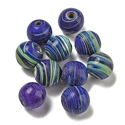 Королевский синий Бусины лэмпворк , круглые, королевский синий, 20 мм, отверстие : 4 мм