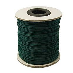 Темно-Зеленый Нейлоновая нить, темно-зеленый, 1 мм, около 100 ярдов / рулон (300 футов / рулон)