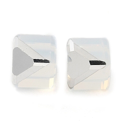 Белый Дым K9 стеклянные имитации австрийских хрустальных бусин, без отверстия , квадратный, серый, 8x8x8 мм