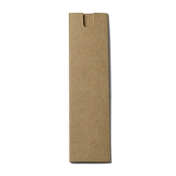 BurlyWood Paper Pen Packaging Sleeves, Slip-in Fountain Pen Holders, Office School Supplies, BurlyWood, 155x40x0.5mm