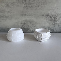 Белый Силиконовые формы для свечей своими руками, для изготовления свечей, плоско-круглые, белые, 80.5x50 мм, внутренний диаметр: 47 мм