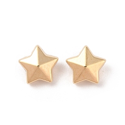 Золотой CCB пластиковые шарики, звезда, золотые, 13x13x7 мм, отверстие : 1 мм