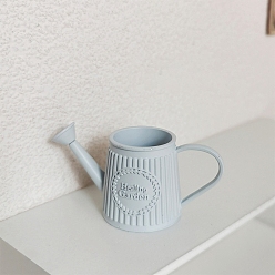 Светло-Синий Мини-модель лейки из сплава, аксессуары для кукольного домика с микро-ландшафтом, притворяясь опорными украшениями, голубой, 25x53 мм, внутренний диаметр: 17 мм