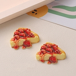 Food Непрозрачные кабошоны из смолы, имитация еды, хлеб, 31x22 мм