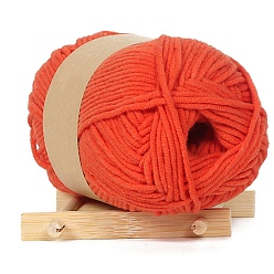 Orange Red Cotton Cord, Twisted Cotton Rope, For DIY Crafts Handmade Project, Orange Red, 2.5mm