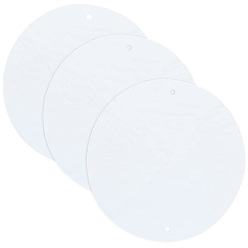 Белый Влагопоглощающие коврики из ПВА, гончарный инструмент, плоско-круглые, белые, 305x2 мм