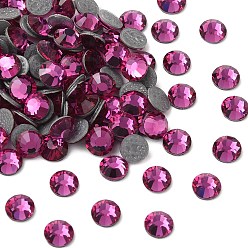 70350 Fuchsia Камни preciosa® crystal hotfix с плоской основой, чешский хрусталь, круглый(438 11 612 шатон роза вива 12 ®), 70350 фуксия, ss 8 (2.3~2.5 мм)