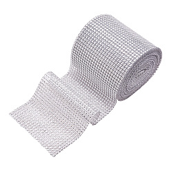 Прозрачный Обрезка хрусталя из пластиковой сетки, горный хрусталь чашка цепи, прозрачные, 120 мм