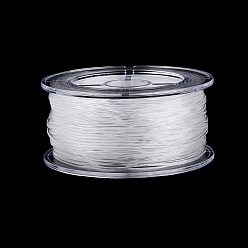 Прозрачный Эластичный кристаллический шнур, для изготовления ювелирных изделий DIY, круглые, прозрачные, 1.2 мм, около 27.34 ярдов (25 м) / рулон