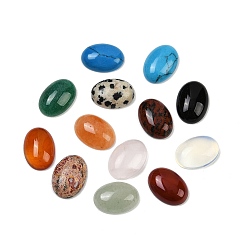 (52) Непрозрачная лаванда Кабошоны из камня, овальные, разнообразные, разноцветные, 14x10 мм