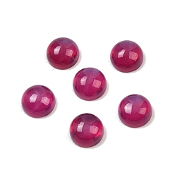 Red Corundum Кабошоны из красного корунда, выращенные в лаборатории, полукруглые / купольные, 8x4.5 мм