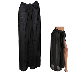 Черный Полиэстеровая шаль для женщин, чёрные, 960x1000x1 мм