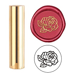 Цветок Печать сургучная печать, Мини латунный штамп пистолет сургучная печать для приглашения на конверт свадебное украшение украшение на бутылку, цветочный узор, 60x15 мм