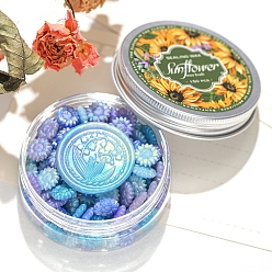 Средний Фиолетовый 150 шт. Частицы сургуча, для ретро печать печать, подсолнечник, средне фиолетовый, 72x28 мм