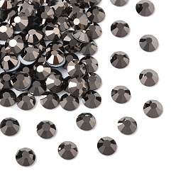 23980 232 Silver Flare Preciosa® maxima crystal без горячей фиксации плоские камни, чешский хрусталь, срыв твердой мозговой оболочки, круглый(438 11 615 шатон-роза), 23980 232 серебряный факел, ss 10 (2.7~2.9 мм)